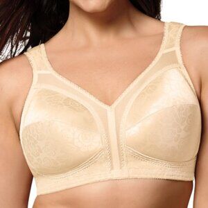 NEW 42D (2) Playtex bra. 18 Hour Ultimate Shoulder Comfort Wireless Bra.